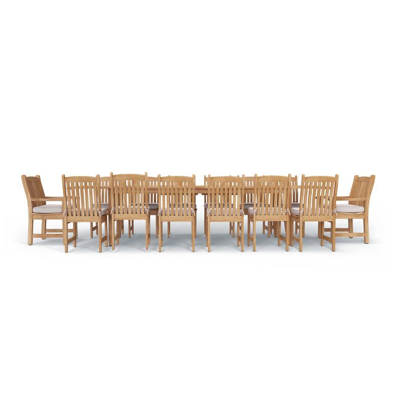 alt="Grand Laguna Rectangular Dining Set for 14 - Picture D"