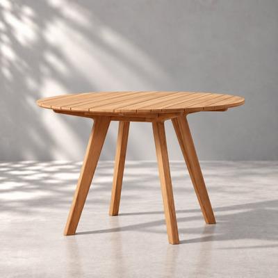42 Inch Surf Round Teak Table