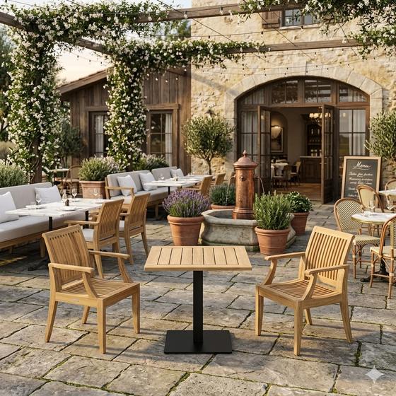 Laguna 3 pc Teak Bistro Set