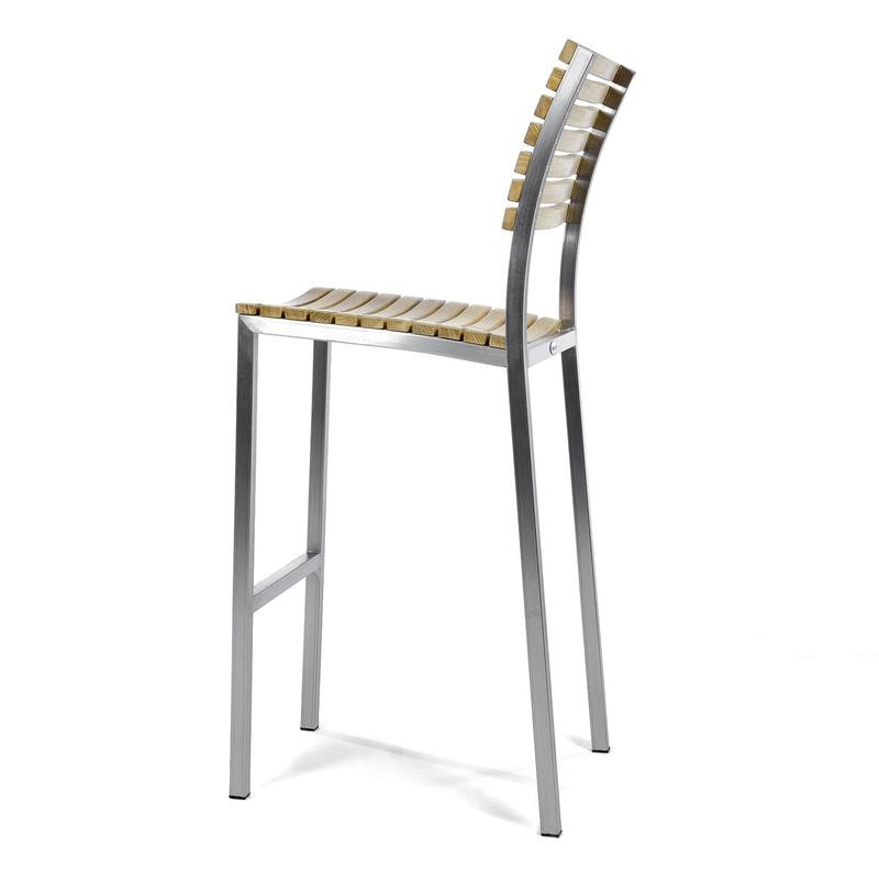 alt="21510ST Vogue Bar Stool left side view on white background"