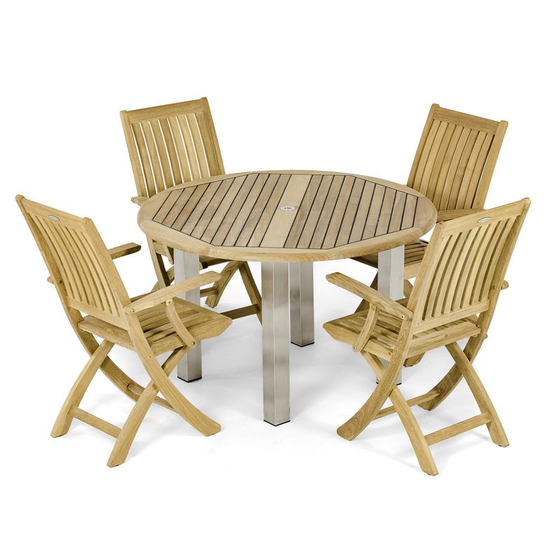 alt="Vogue Barbuda Round Dining Set - Picture B"