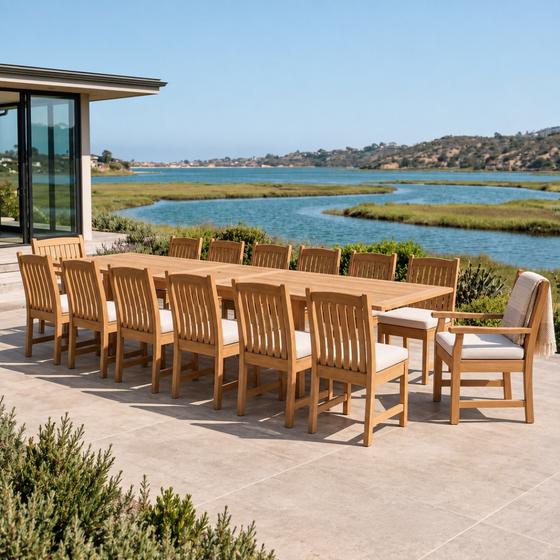 Laguna Veranda 15 pc Grand Dining Set