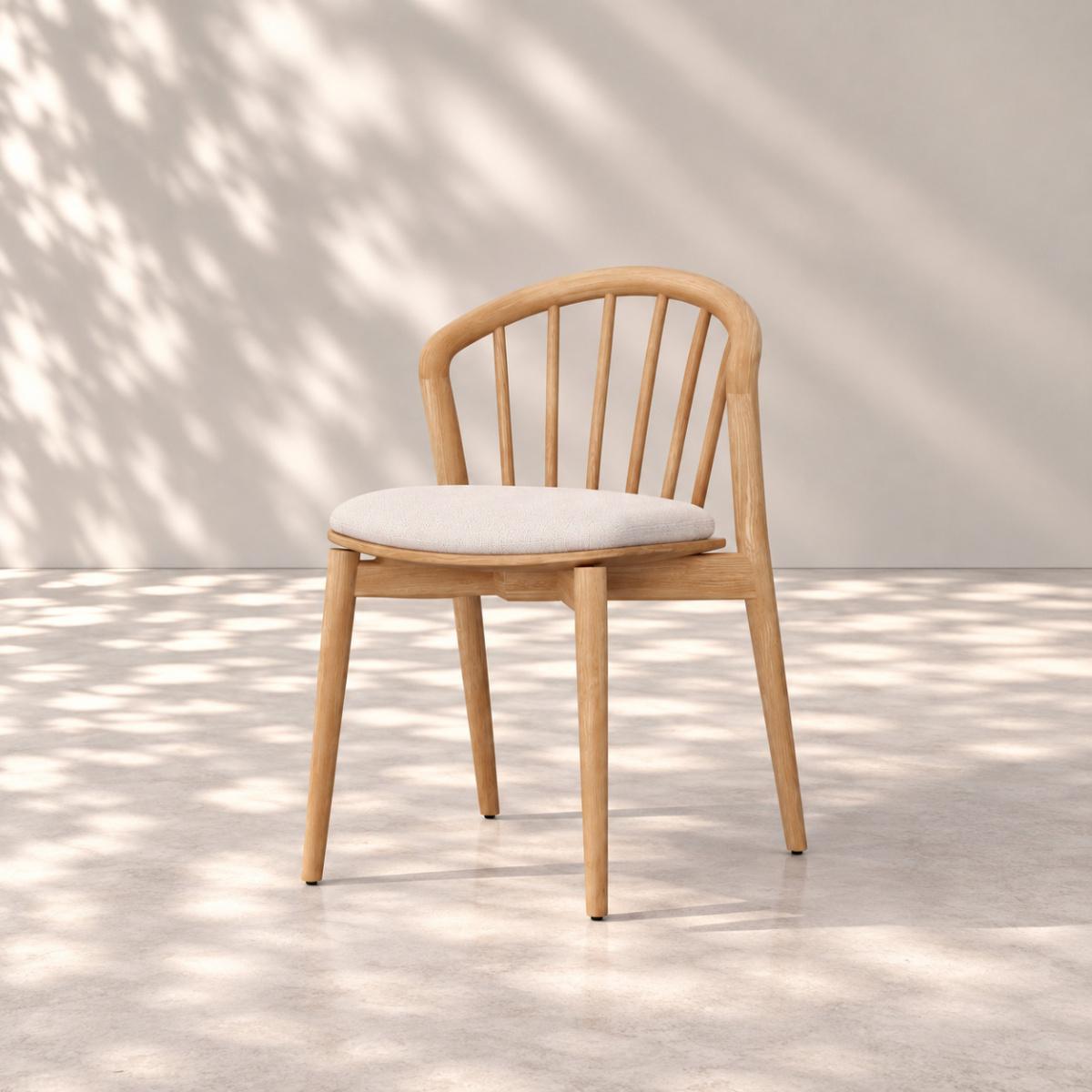 Dahlia Teak Side Chair — picture A