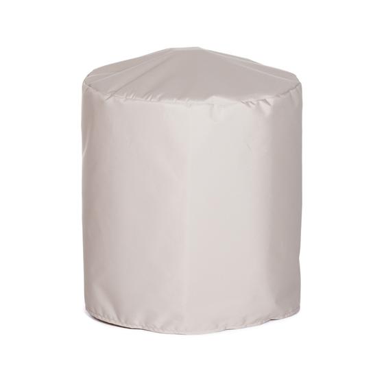 60723 Vogue 30 inch Square Table Top and Base Combo Set side view on white background 