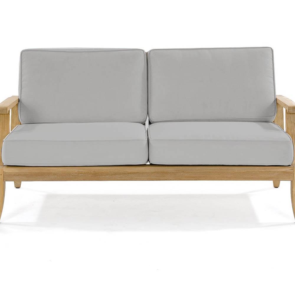 Aman Dais End Seat Cushion Natte Grey Chine — picture A