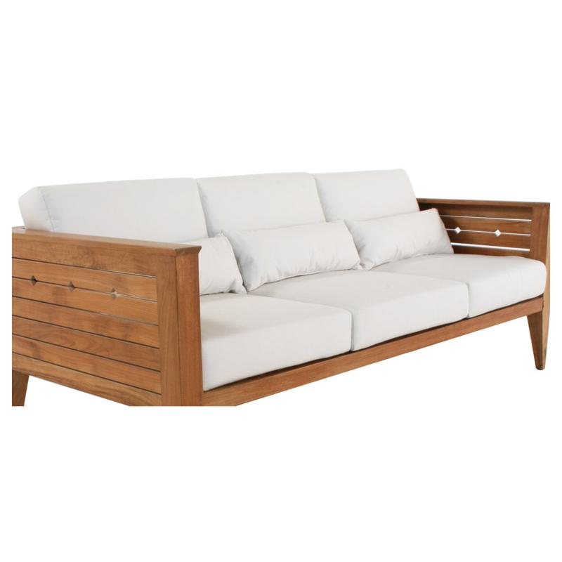 alt="72401MTO Craftsman Sofa 3 piece Cushion Set angled view on white background"