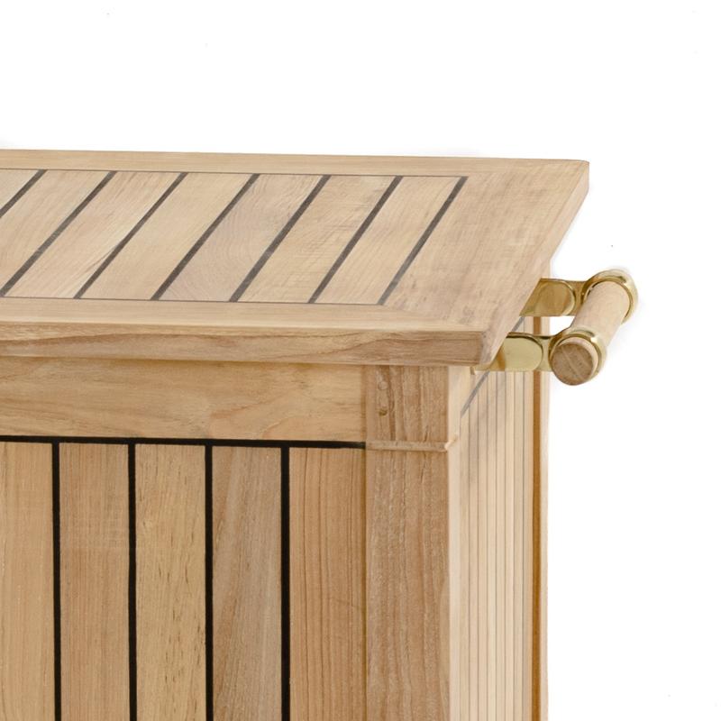 alt="18203 somerset rectangular storage box showing closeup partial view showing handle on white background"