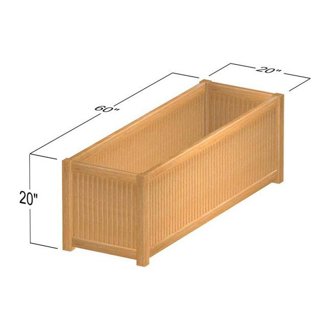 alt="18131 rectangular five foot planter autocad on white background"