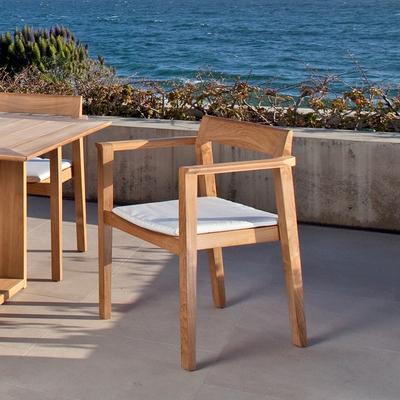 4 pc Horizon Teak Armchair Set