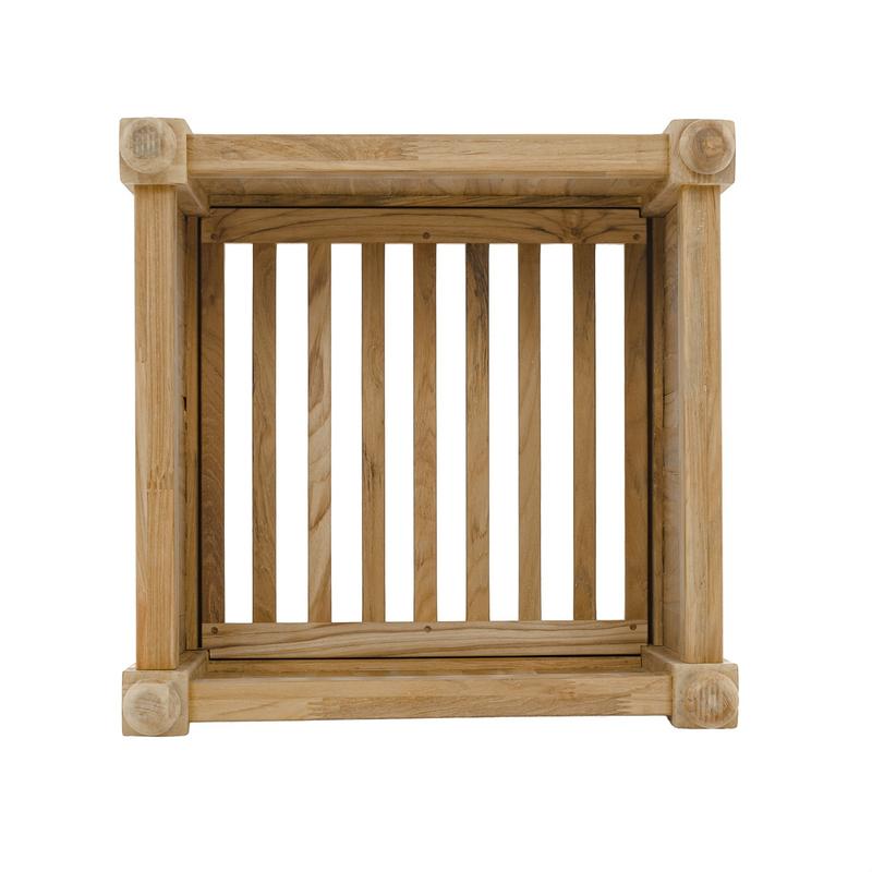 alt="18109 square planter box top view on white background"