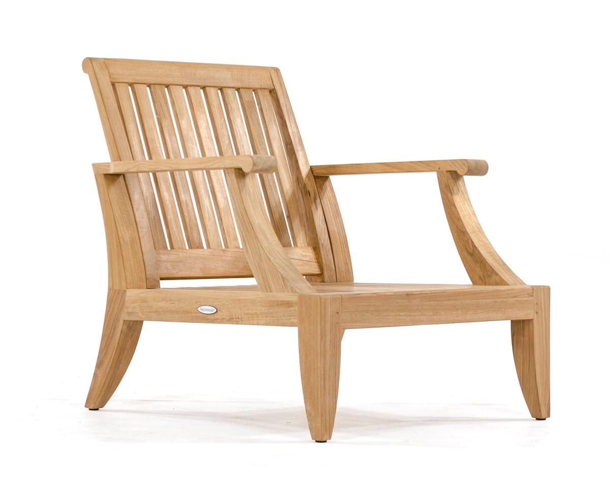 Refurbished Laguna Deep Seating Teak Armchair — picture A