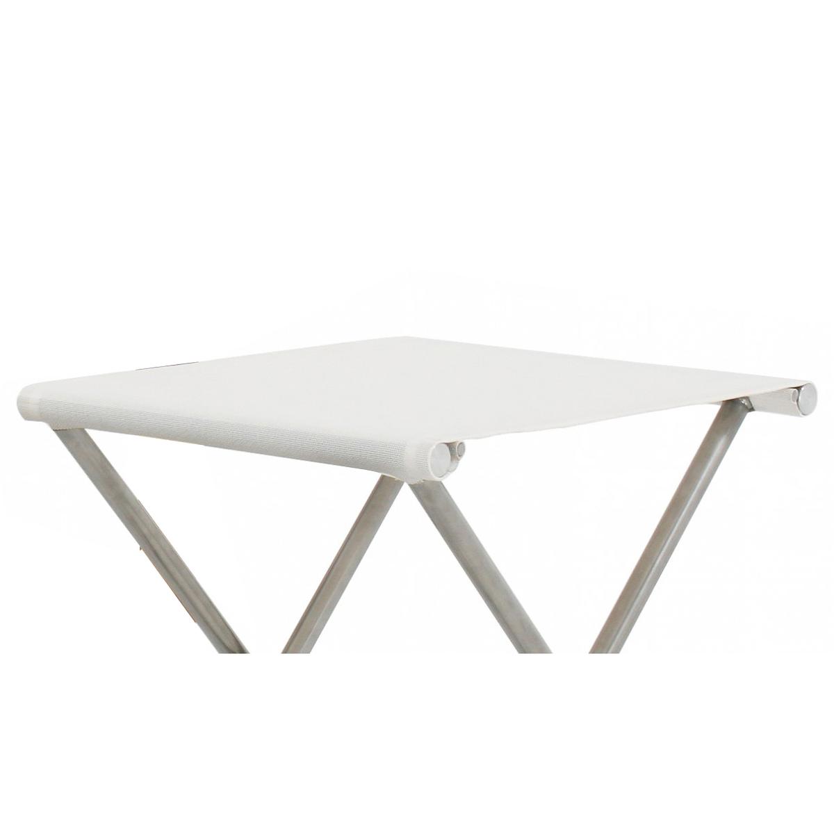 78815MTO New Odyssey Ottoman Fabric on Odyssey Ottoman Frame angled on white background