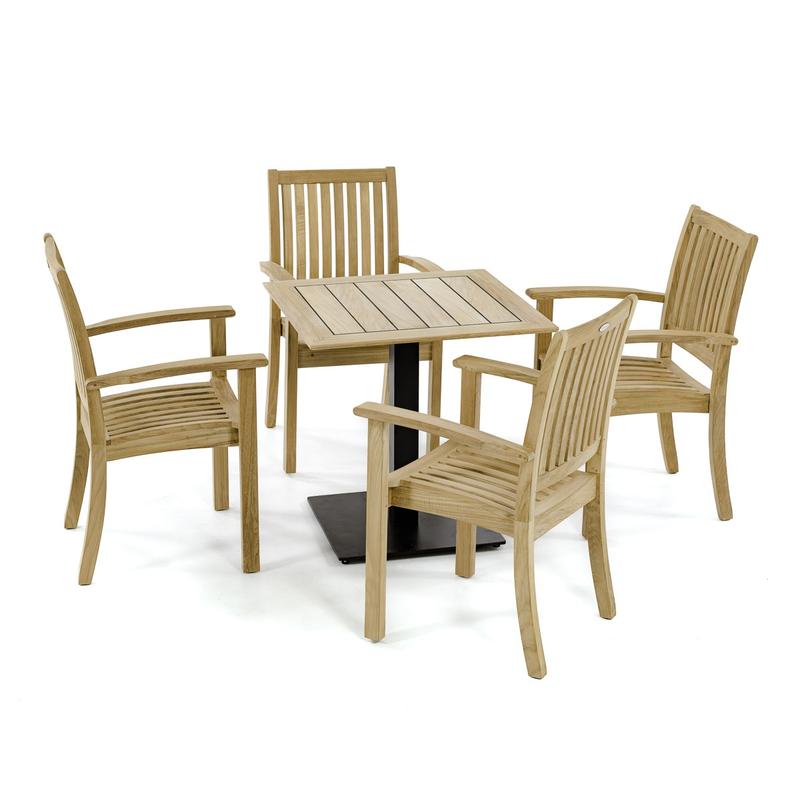 alt="5 pc Sussex Teak Restaurant Set - Picture A"