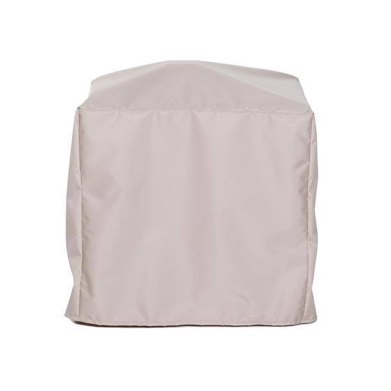 65901 Horizon Square Table Cover for 15901 Horizon teak square table side view on white background