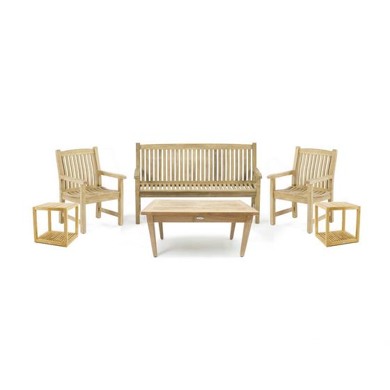 6 pc Veranda Bench and Chair Set