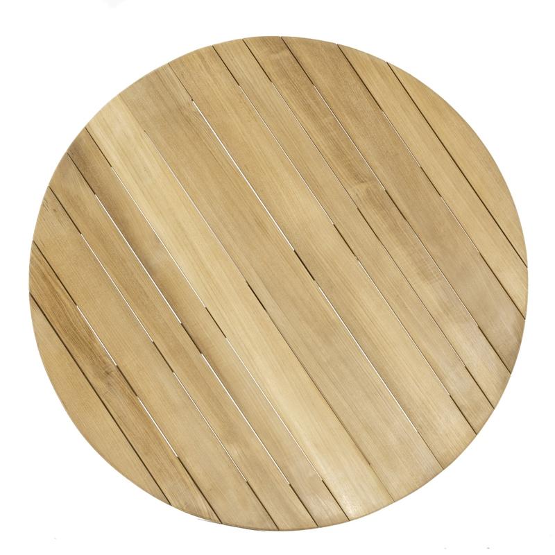 alt="15629  Surf Foldable 42 inch Round Table aerial view of table top on white background"