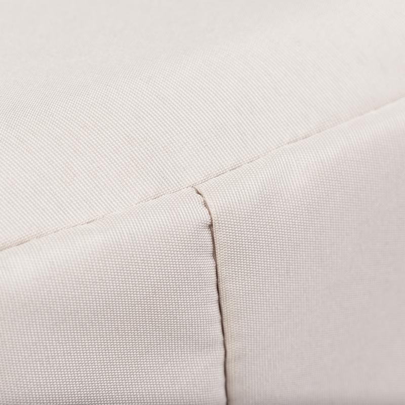 alt="64100  Agora Fire Table Cover showing closeup of the cover seam"
