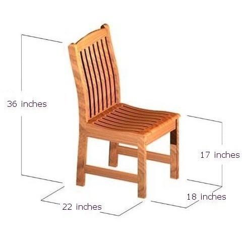 alt="13 pc Grand Veranda Teak Dining Set - Picture Q"