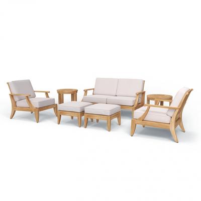 7 pc 58 inch Laguna Love Seat Set