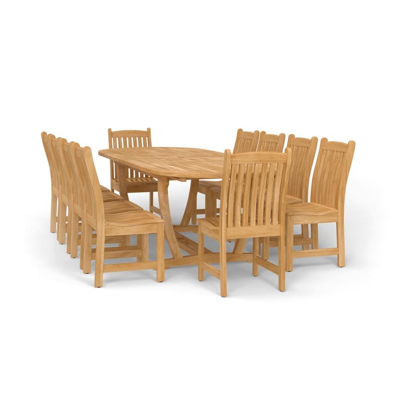 alt="9 pc Montserrat Veranda Teak Dining Set - Picture H"