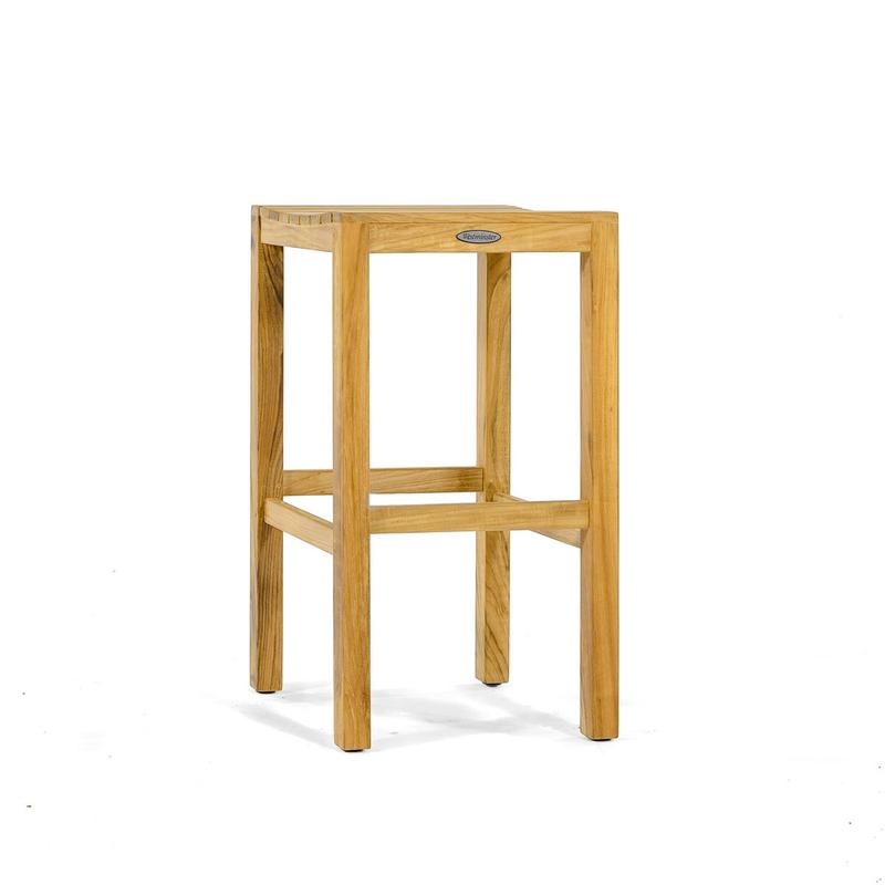 alt="Somerset Teak Backless Bar Stool - Picture A"