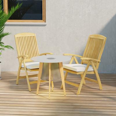 3 pc Luna Reclining Bistro Set