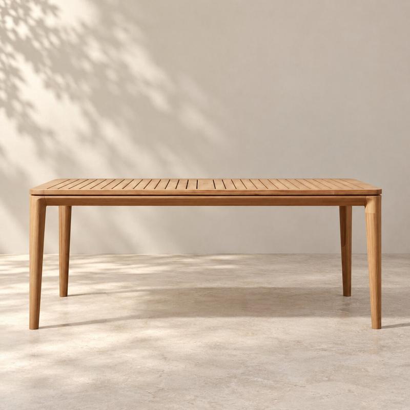 alt="Veranda 5 Foot Square Teak Outdoor Dining Table - Picture A"