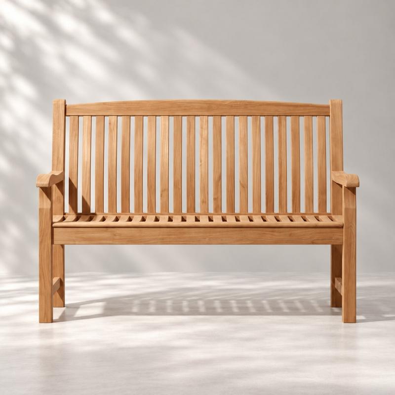 alt="4 ft Veranda Teak Bench - Picture A"