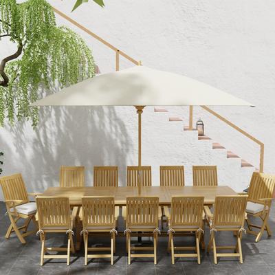13 pc Barbuda Teak Patio Set