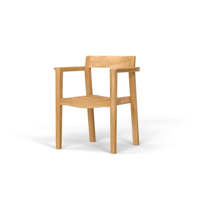 alt="Horizon Teak Dining Armchair - Picture C"